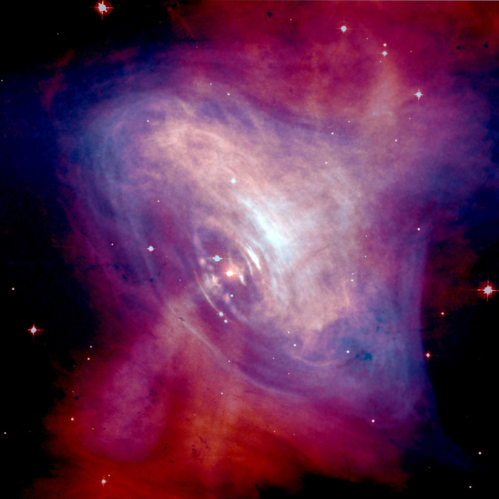 Crab Nebula's Strange Pulsar Heart Slowly Going Off-Kilter